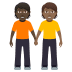 Dark Skin Tone And Medium Dark Skin Tone People Holding Hands