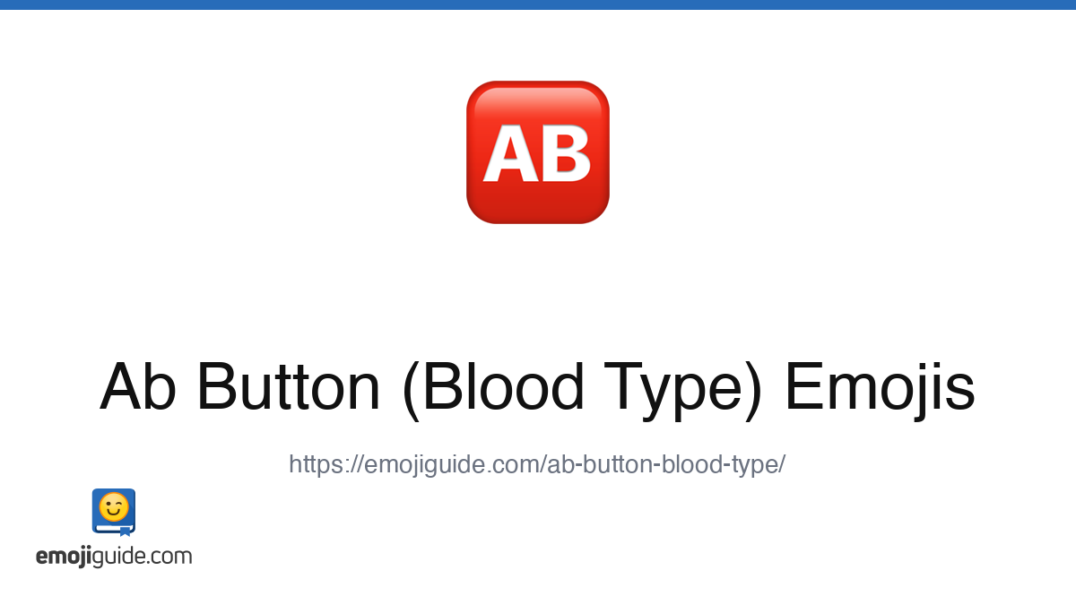 Ab Button (Blood Type) Emoji 🆎 — Meaning, Copy & Paste