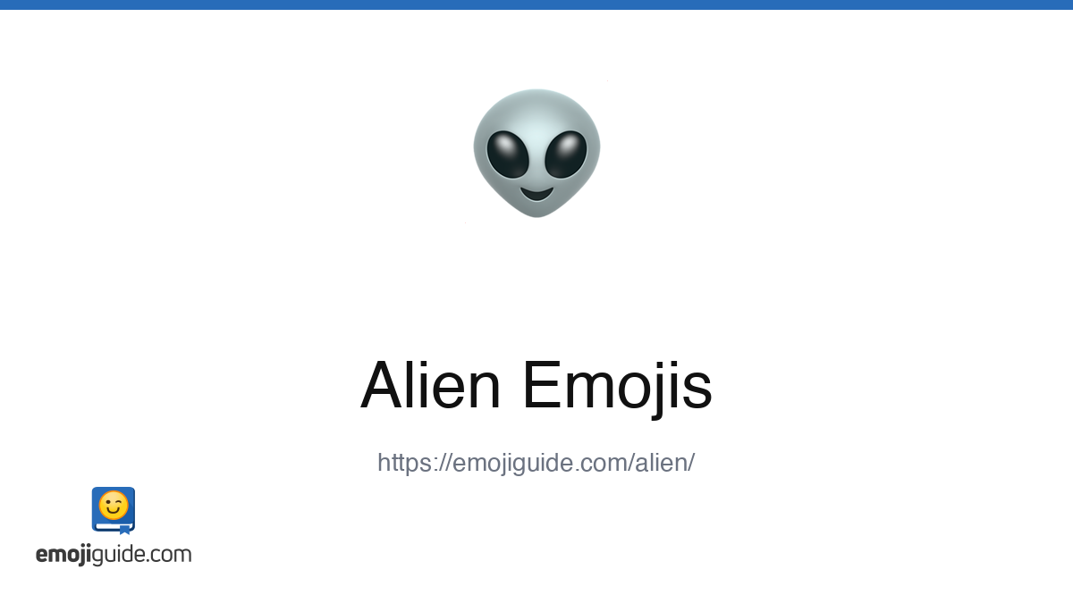Alien Emoji 👽 — Meaning, Copy & Paste | Emojiguide