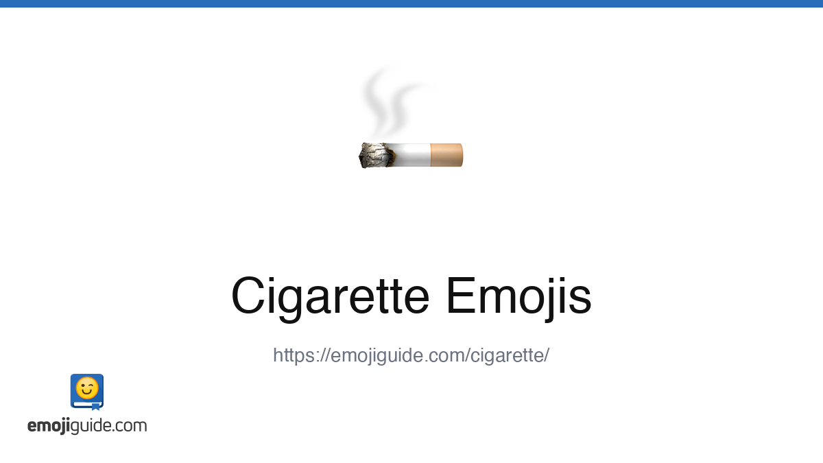 Cigarette Emoji 🚬 — Meaning, Copy & Paste