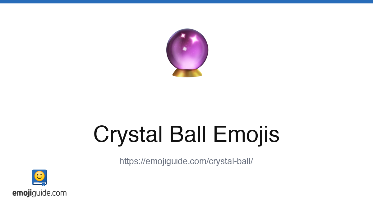 Crystal Ball Emoji ๐ฎ โ Meaning, Copy & Paste | Emojiguide