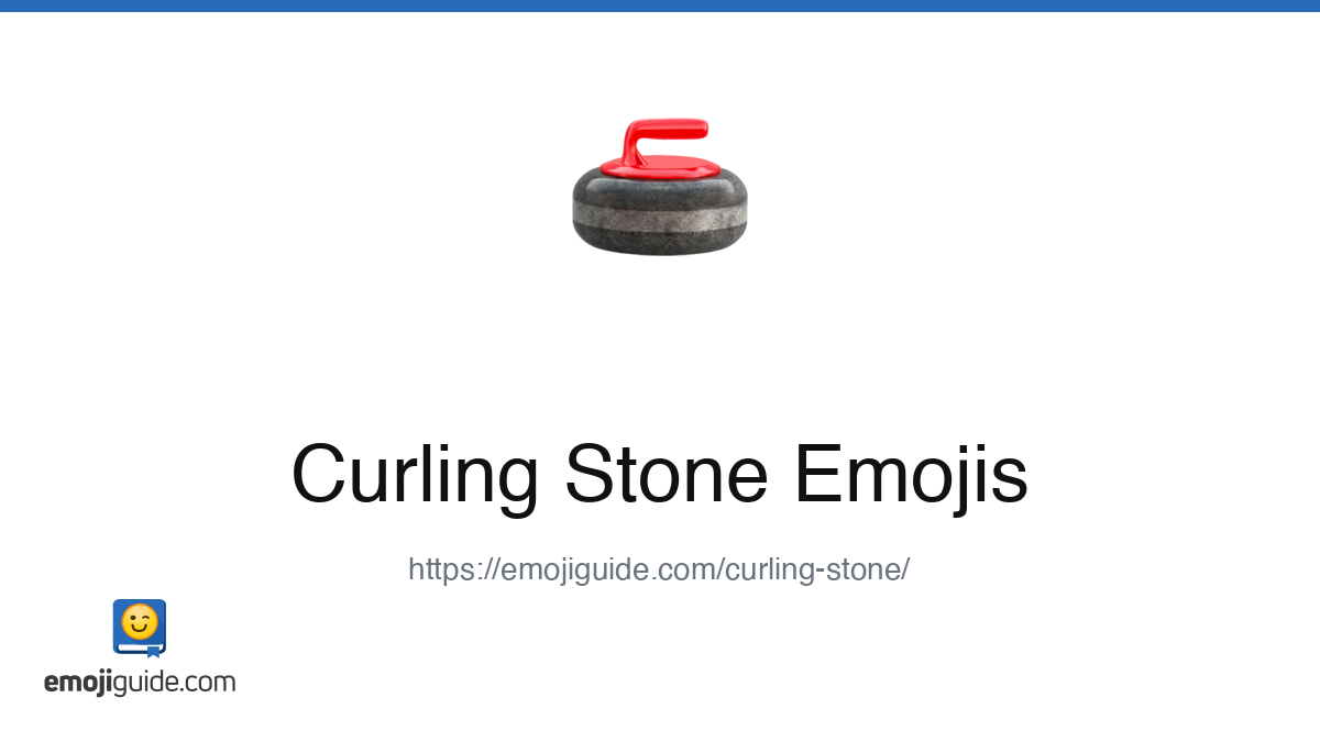 Curling Stone Emoji ๐ฅ โ Meaning, Copy & Paste | Emojiguide
