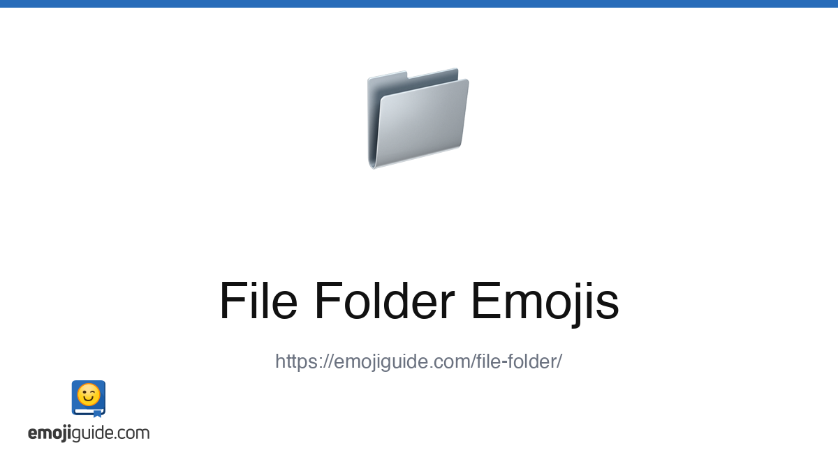 Download File Icon Emoji Shortcode File Folder Emoji π β Meaning, Copy & Paste | Emojiguide