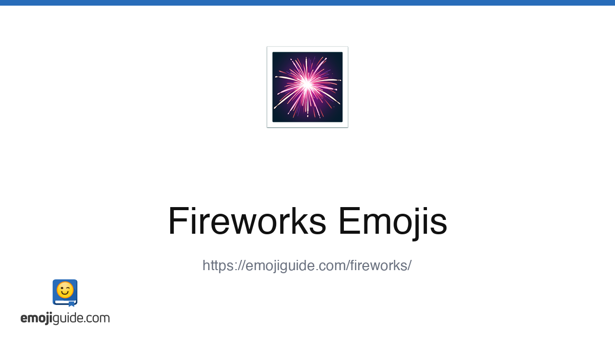 Fireworks Emoji π β Meaning, Copy & Paste | Emojiguide