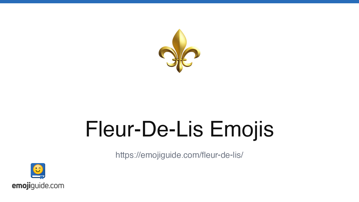 Fleur De Lis Emoji ⚜️ — Meaning, Copy & Paste | Emojiguide