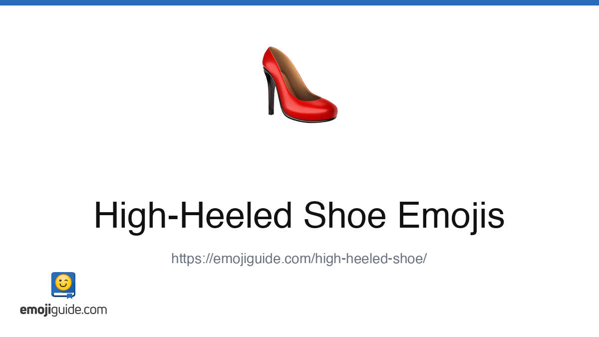 High-Heeled Shoe Emoji 👠 — Meaning, Copy & Paste | Emojiguide