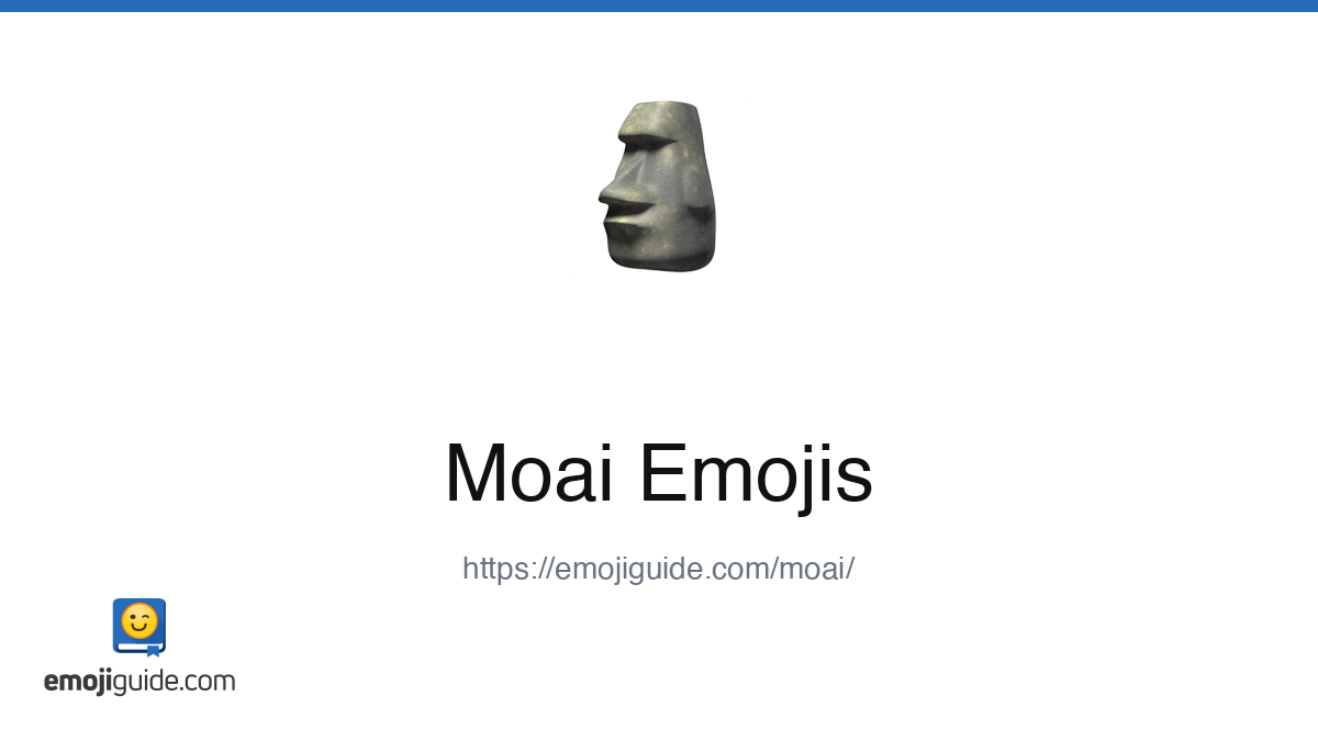Moai Emoji ๐ฟ โ Meaning, Copy & Paste | Emojiguide