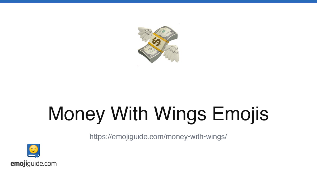 Money With Wings Emoji ๐ธ โ Meaning, Copy & Paste | Emojiguide