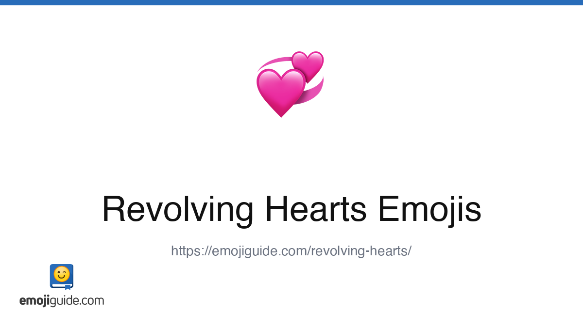 Revolving Hearts Emoji π β Meaning, Copy & Paste | Emojiguide
