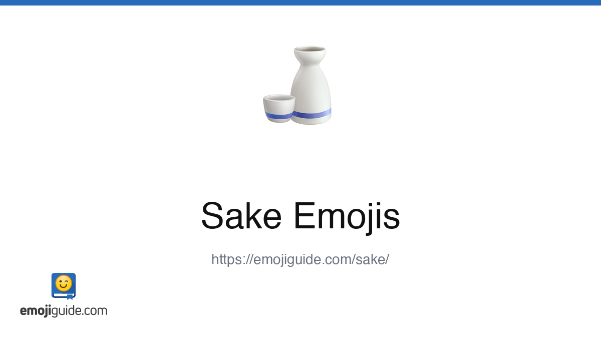 Sake Emoji ๐ถ โ Meaning, Copy & Paste | Emojiguide