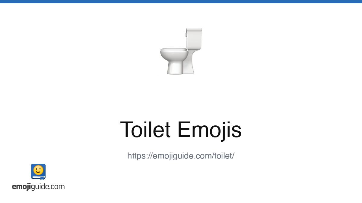 Toilet Emoji π½ β Meaning, Copy & Paste | Emojiguide