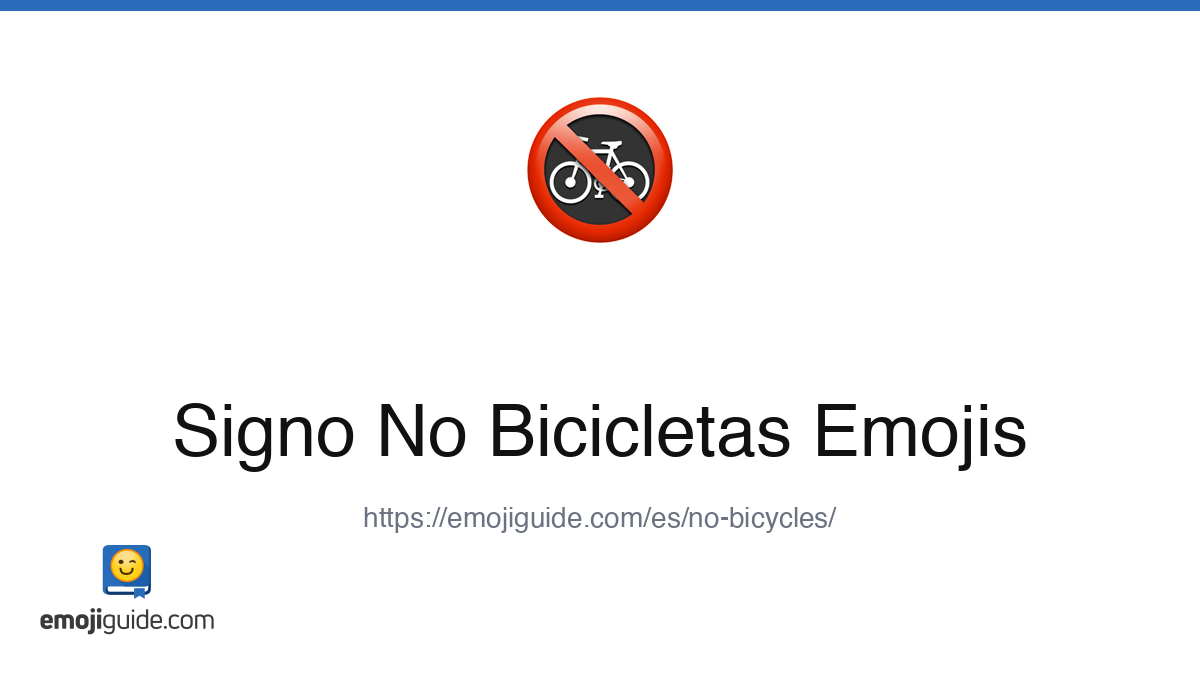 Bicicletas Prohibidas Emoji π³ β Significado, Copiar y Pegar | Emojiguide