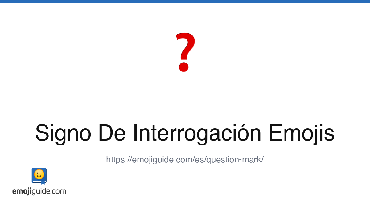 Interrogación Roja Emoji — Significado, Copiar y Pegar | Emojiguide