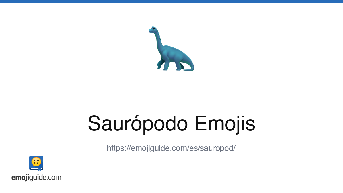 Saurópodo Emoji 🦕 — Significado, Copiar y Pegar | Emojiguide