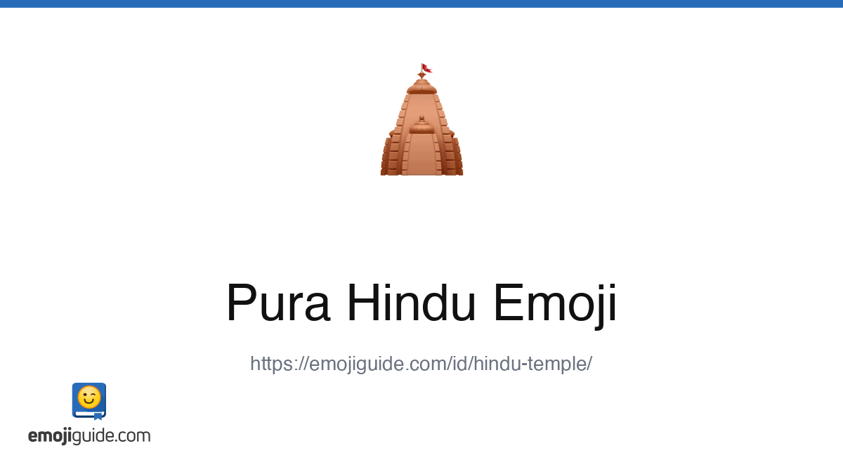 Pura Emoji 🛕 — Arti, Salin & Tempel | Emojiguide