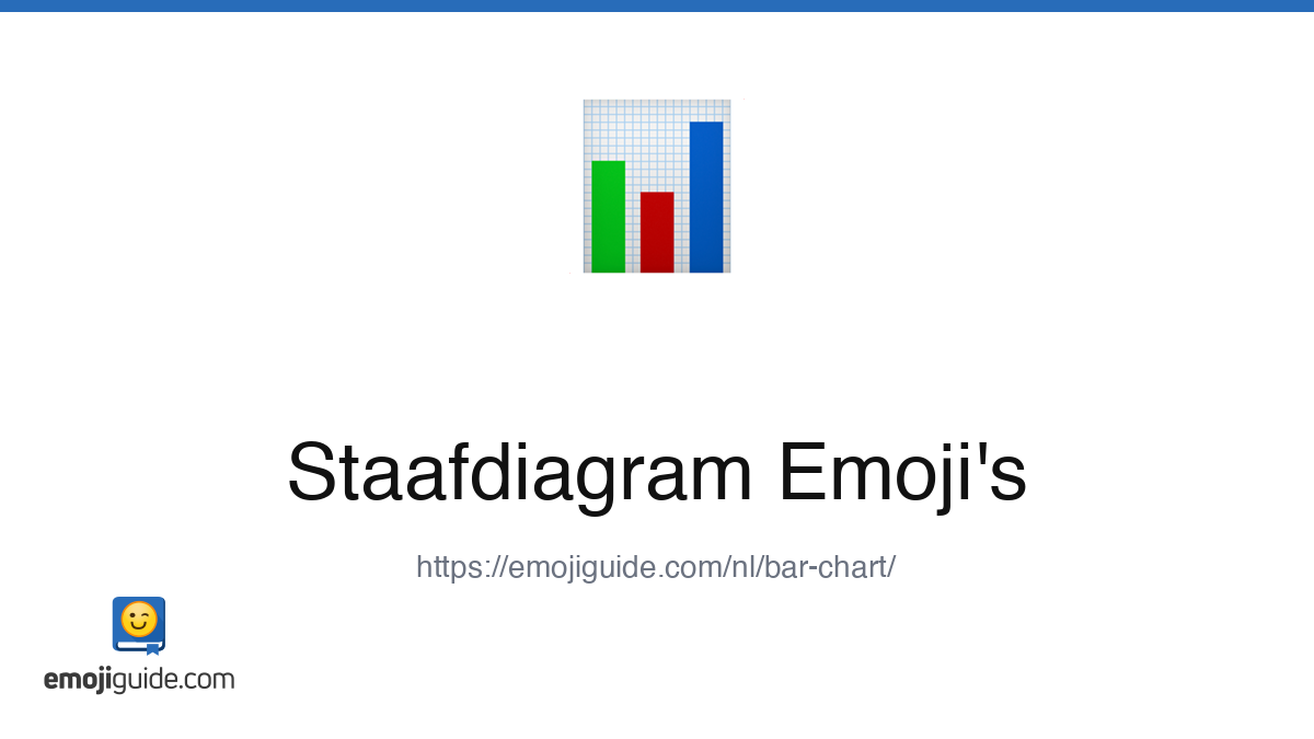 Staafdiagram Emoji 📊 — Meaning, Copy & Paste | Emojiguide