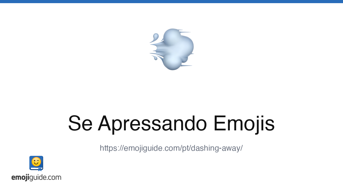 Rapidez Emoji 💨 — Significado, Copiar e Colar | Emojiguide