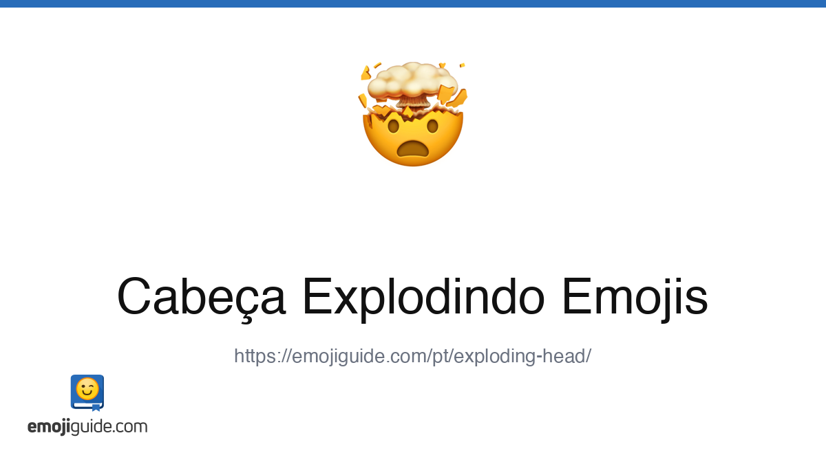 Exploding Colar Cabeça Explodindo Emoji 🤯 — Significado, Copiar e Colar | Emojiguide