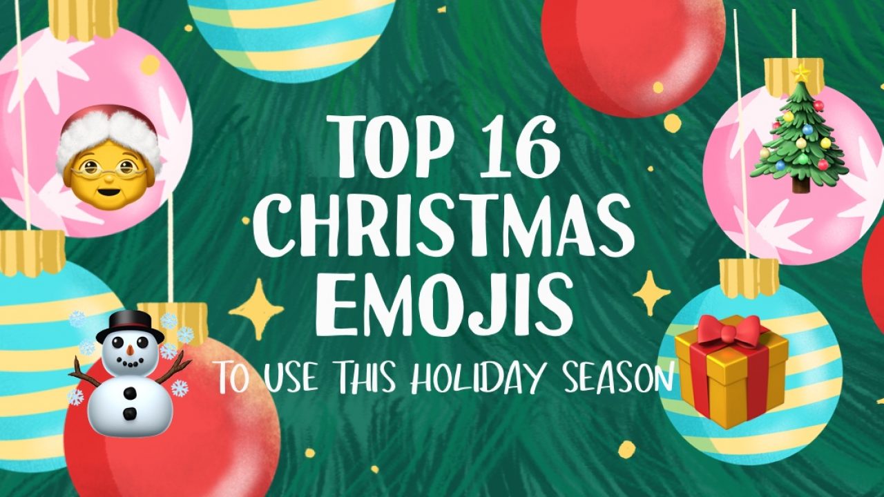 16 🎄 Christmas Emojis To Use This Holiday Season ❄️ | 🏆 Emojiguide