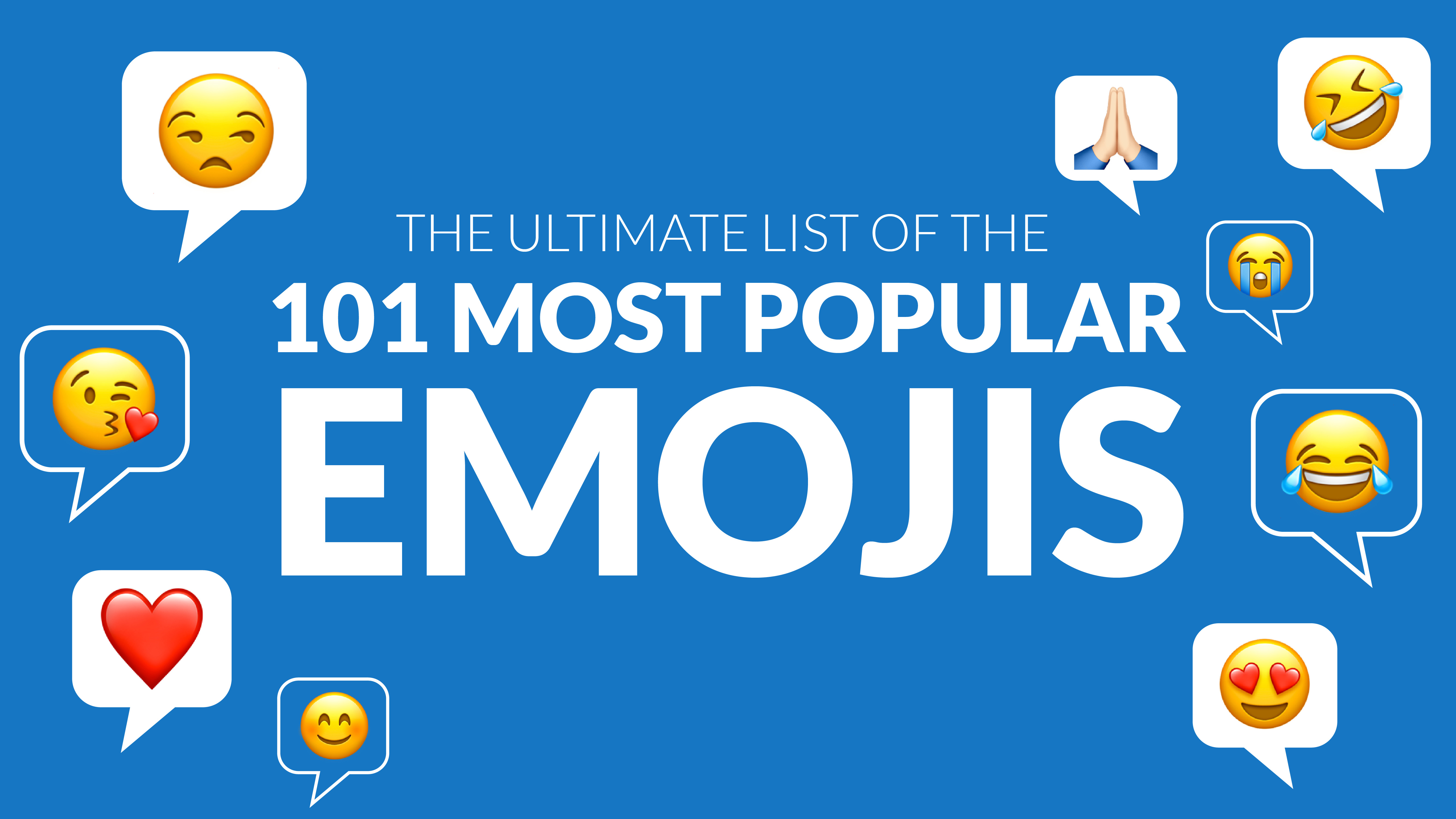 Ultimate List Of Top 101 All-Time 🔥 Most Popular Emojis 🔥