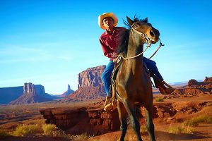 Cowboy, Wild, Wild, West, Western, Cowboy riding a horse