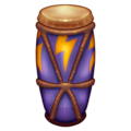 Long drum emoji. Long Drum, Music emoji 