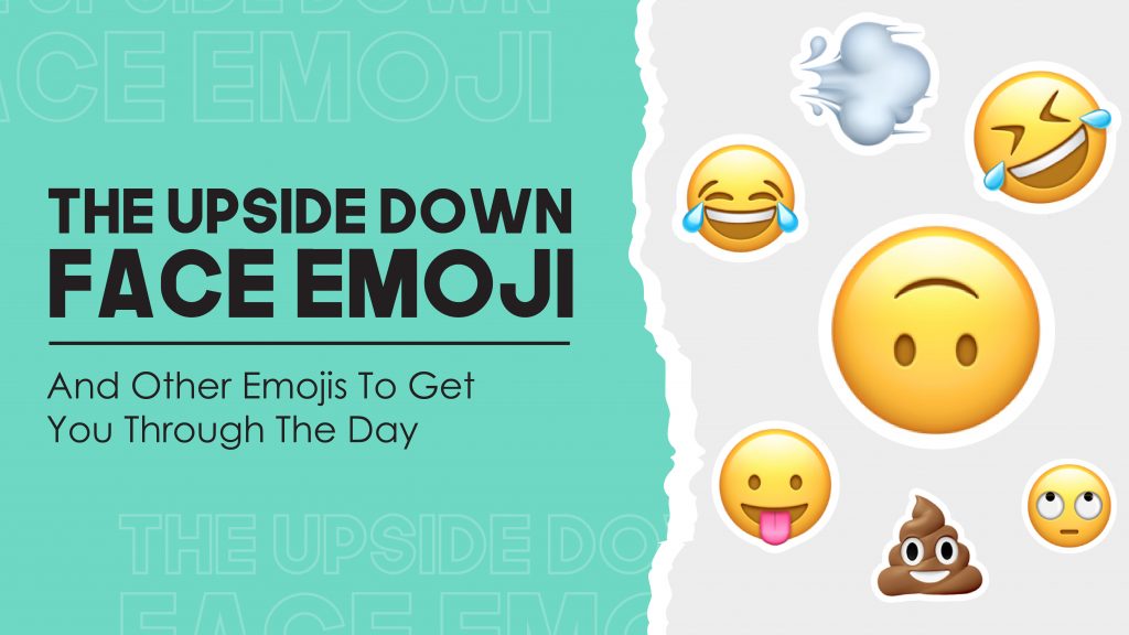 The upside down on sale emoji