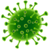 Bacteria emoji, Microbe emoji, Bacteria, Microbe, Germs, Green bacteria