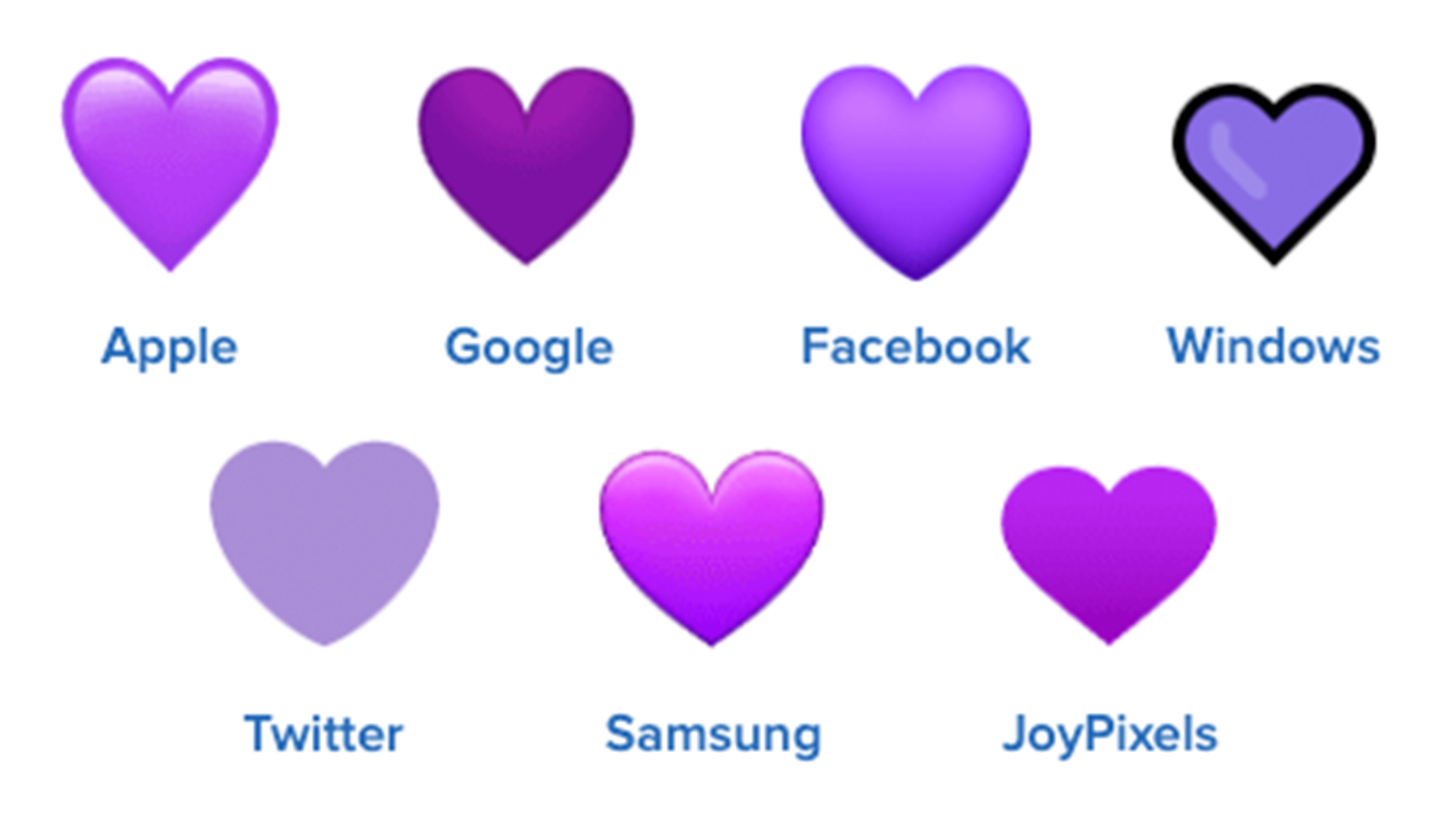 purple heart meaning emoticon
