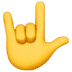Love You Gesture emoji, Apple version of the Love You Gesture emoji
