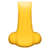 Nose emoji, Apple version of the Nose emoji, body emoji, body part emoji