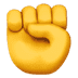 Raised Fist emoji, Apple version of the Raised Fist emoji, Raised Fist
