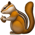 다람쥐 이모티콘,애플의 버전을 다람쥐 이모티콘,다람쥐