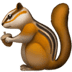 Emoji Chipmunk, versiunea Apple a Emoji Chipmunk, Chipmunk