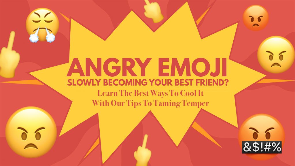 angry face emoticon text