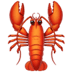 Emoji de homard, version Apple de l'emoji de homard