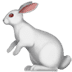 Kaninchen-Emoji, Kaninchen-Emoji von Apple, Apples Kaninchen-Emoji's Rabbit emoji 