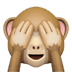 See-No-Evil Monkey, Three Wise Monkey emoji-sarja