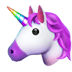 Unicorn emoji, Apple version of the Unicorn emoji