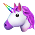 Jednorožec emoji, Apple Unicorn emoji, Apple verze Unicorn emoji's version of the Unicorn emoji 