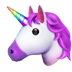 유니콘 이모티콘,애플,유니콘 이모티콘,애플의 버전에 유니콘의 이모티콘's version of the Unicorn emoji 