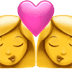Kiss: Woman, Woman emoji, Apple version of the Kiss: Woman, Woman emoji