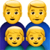 Man, Man, Boy, Boy emoji, Apple version of the Man, Man, Boy, Boy emoji