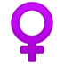 Female Sign, Apple version of the Female Sign emoji