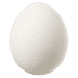 Egg emoji, Apple version of the Egg emoji 