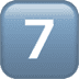 Keycap : 7 Emoji, Apple version of the Keycap : 7 Emoji 