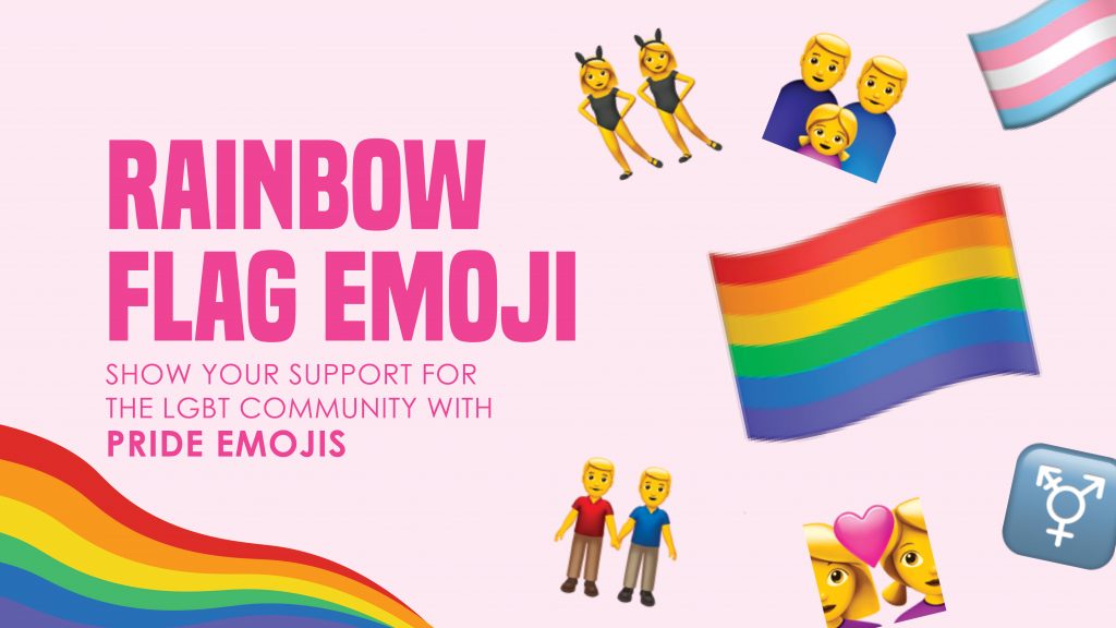 🏳️/u200d🌈 Rainbow Flag Emoji Show Your Support For The 👨/u200d❤️/u200d👨 LGBT Community With 👯/u200d♀️ Pride Emojis Emojiguide