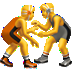 Fighting emoji, apple version of the fighting emoji