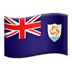 Anguilla flag, Anguilla flag emoji, Apple version of the Anguilla flag emoji, blue emojis 