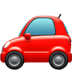 Car emoji, Apple version of the Car emoji 